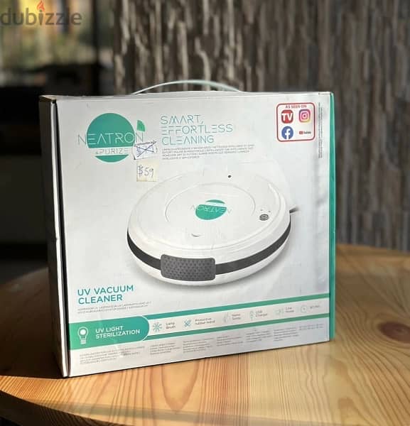 Neatron robot vacuum مكنسبة روبوت 0