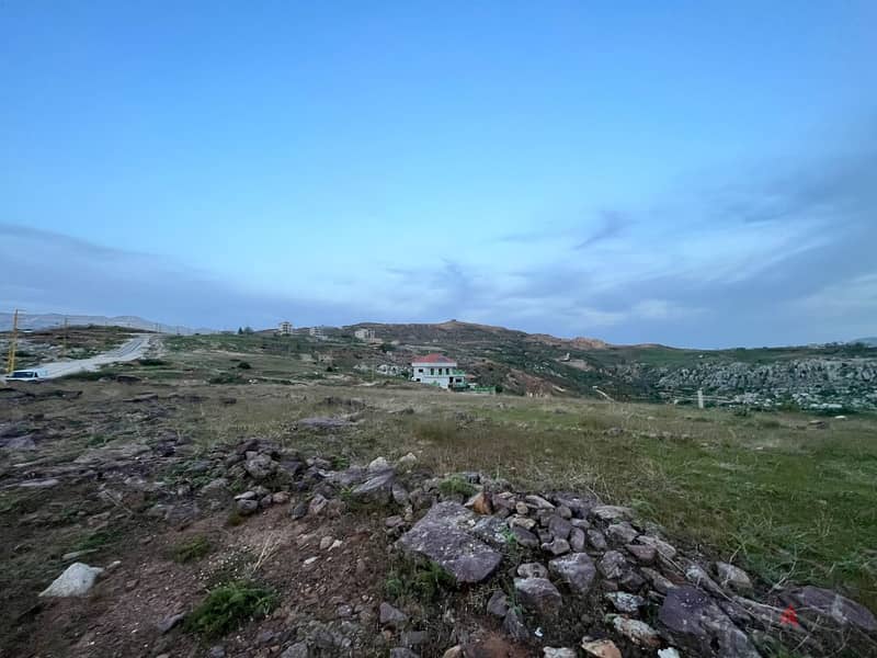 1100 Sqm | Land for rent in Zaarour ( مرج البقرة) |Mountain & sea view 0
