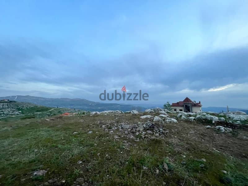 1100 Sqm | Land for rent in Zaarour ( مرج البقرة) |Mountain & sea view 1