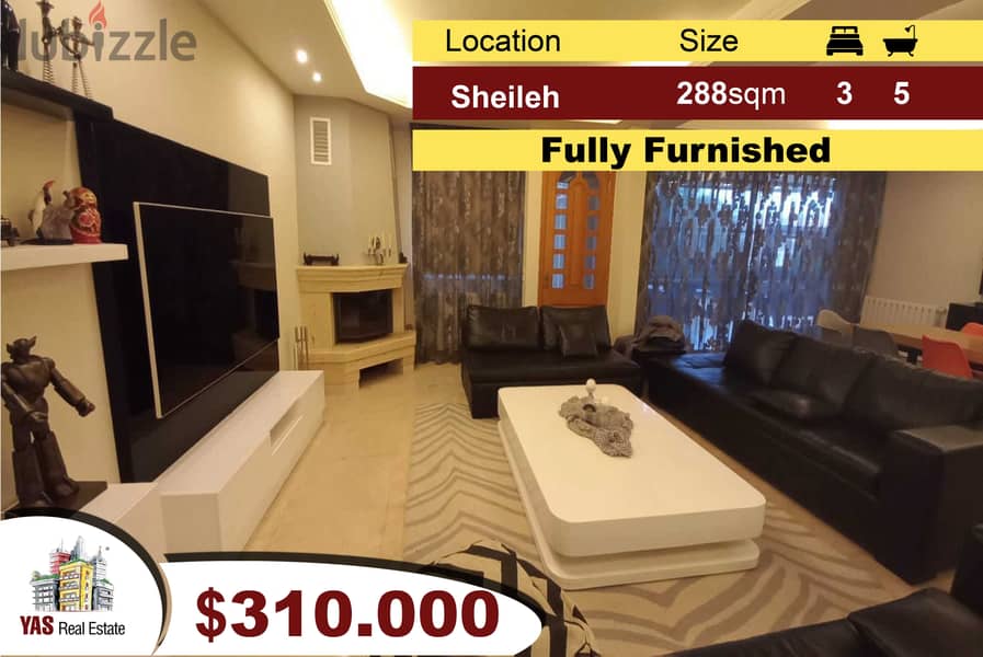 Sheileh 288m2 + 100m2 Terrace | Deluxe Furnished Apartment | Unique|TO 0