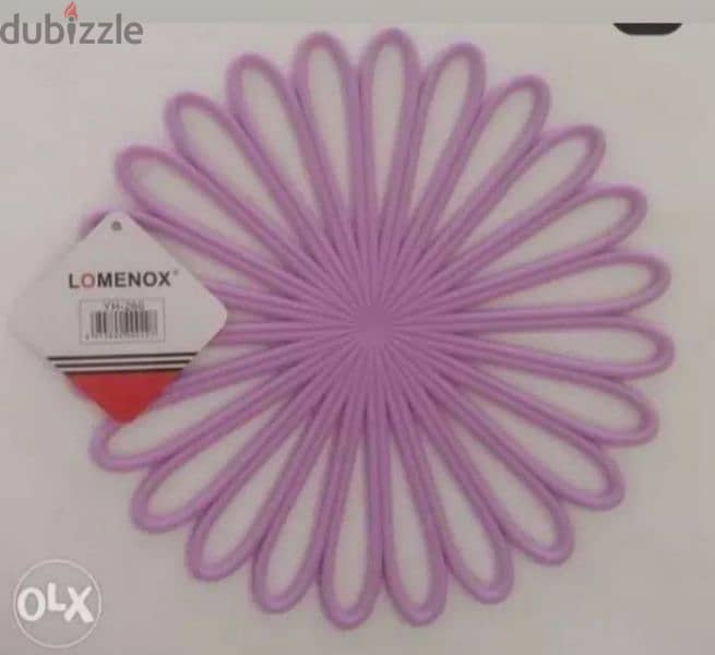 original Lomenox big size silicone coasters 6