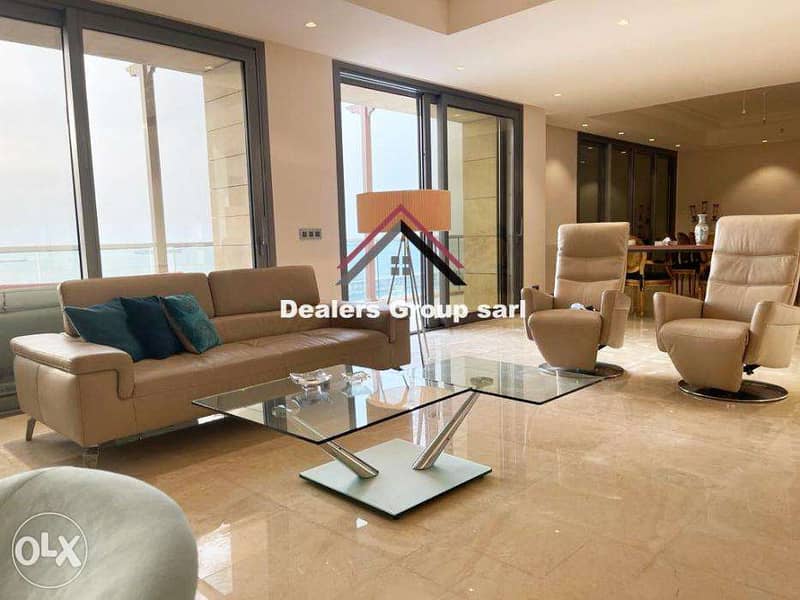 Waterfront City Dbayeh ! Stunning Penthouse Apartment For Sale 0