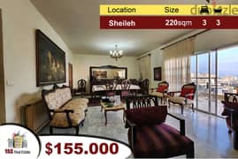 Sheileh 220m2 | Quiet Area | Mint Condition | Astonishing View |