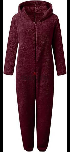 pyjama jumpsuit bordo s to xxL 6