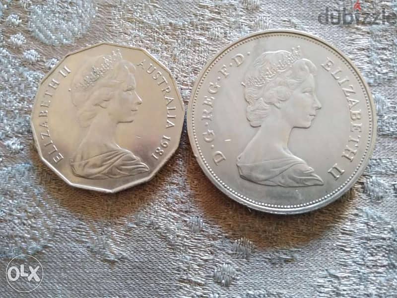 Set of two Coins For Prince Charles and Princess Diana 1