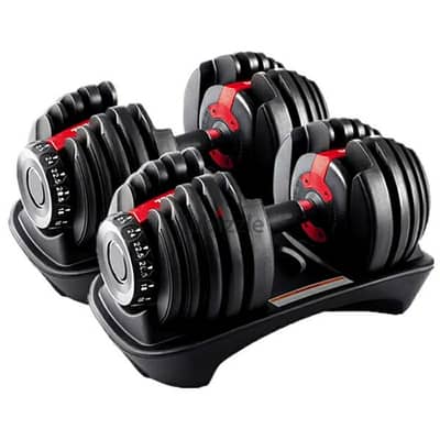 2Pcs Adjustable Dumbbell