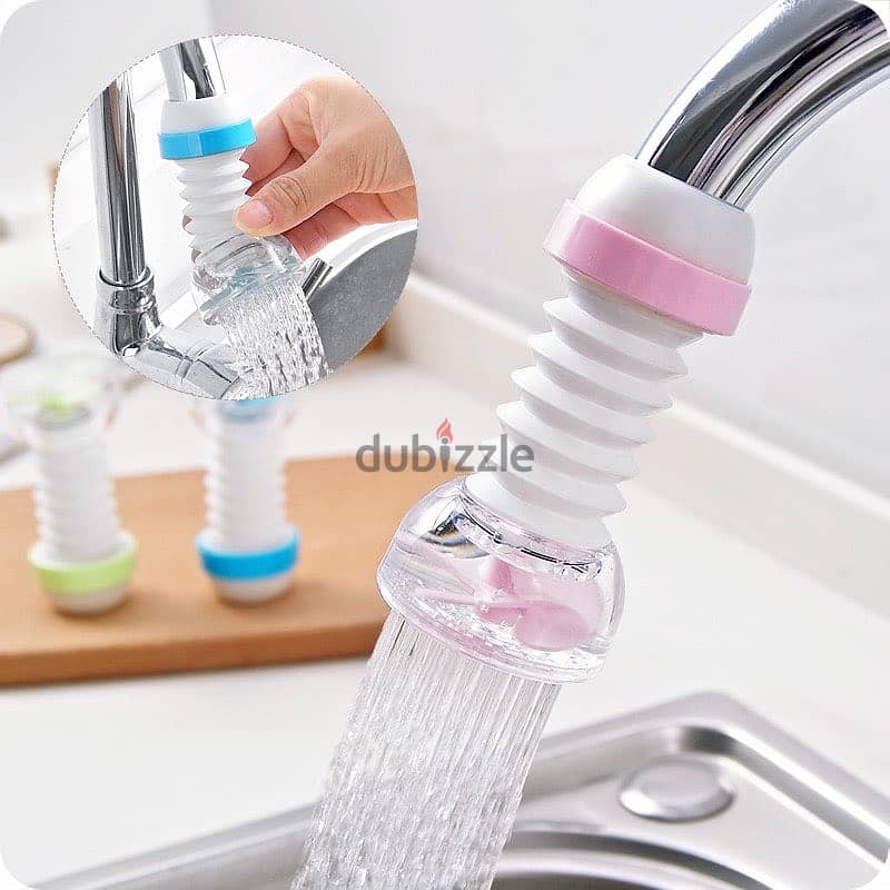 Anti Splash Filtering Faucet, Blue-Pink-Green 0