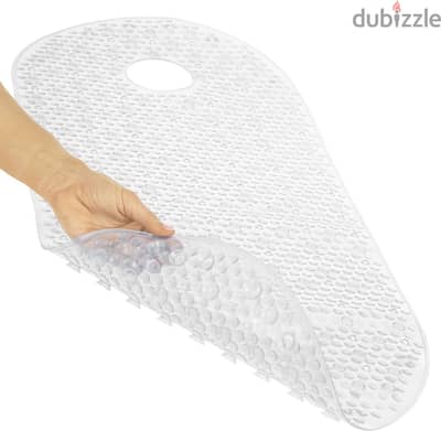 Oval Bath Protection Mat, 86x37cm, Transparent