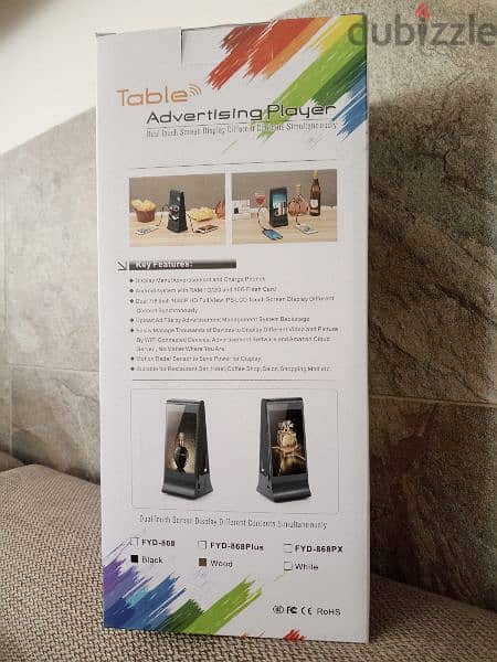 Table Advertising Player & Power Bank - Hotels, Salons, Spa & Pharmacy 2