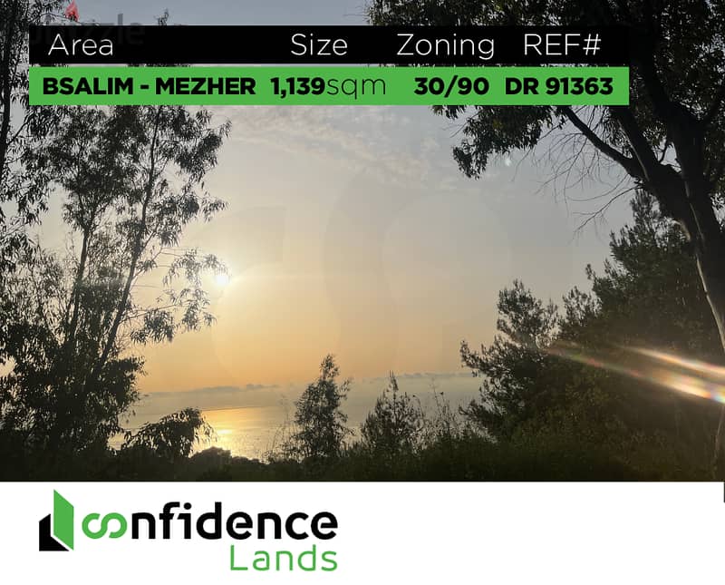 REF#DR91363! Open sea view land for sale in mezher! 0