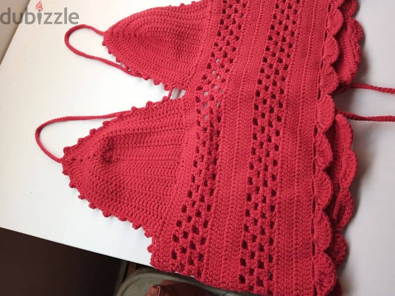 Red Crochet Top 1