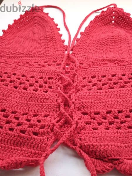 Red Crochet Top 3