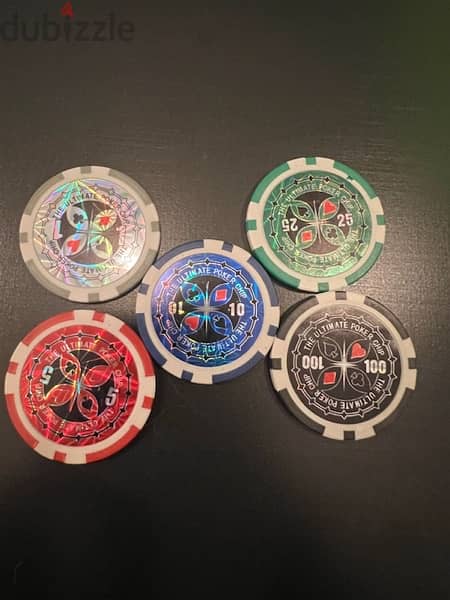 poker set 300chips new 3
