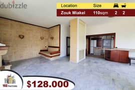 Zouk Mikael 110m2 | Well Maintained | Quiet Location | Mountain View|T 0
