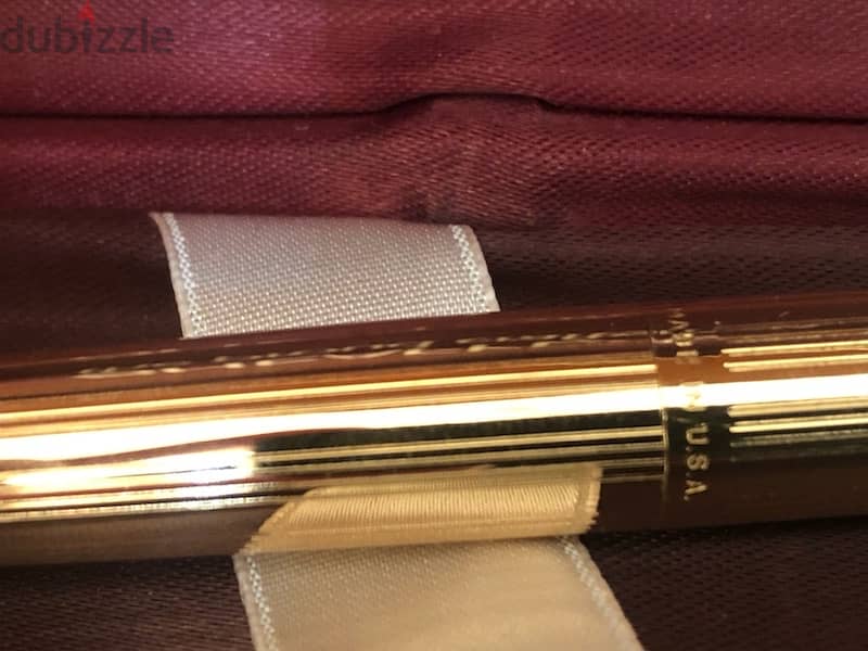 Vintage 70’s SHEAFFER new Gold plated 14ct. Nib Fountain Pen 2