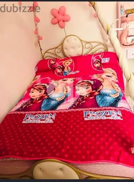 NEW COLOURFUL Frozen and Barbie bedding sets size 1 +1/2 1