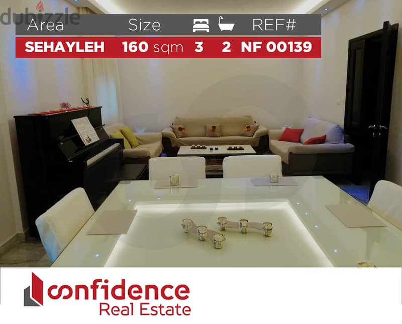 Apartment for sale in sehayleh! REF#NF00139 0
