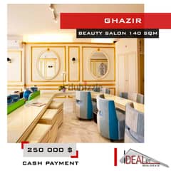 Fully furnished Beauty salon for sale in ghazir 140 SQM REF#CE22034