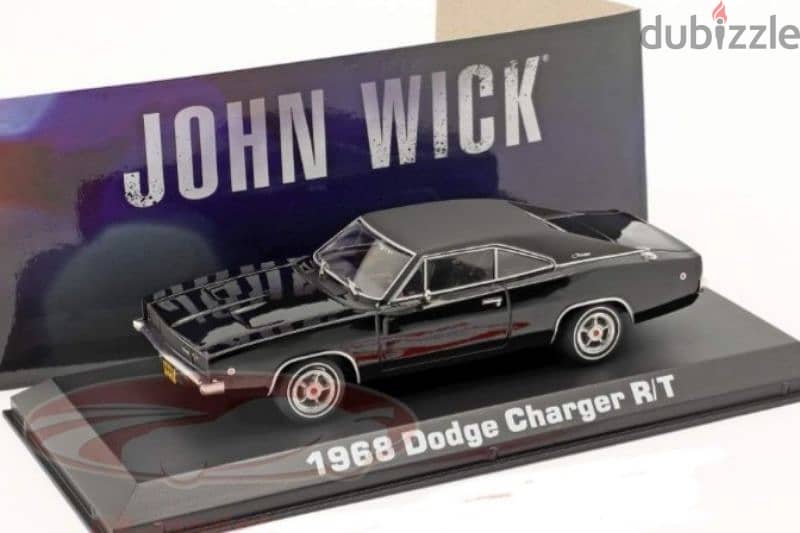 Charger R/T '68 (Movie John Wick 2014) diecast car model 1;43. 0
