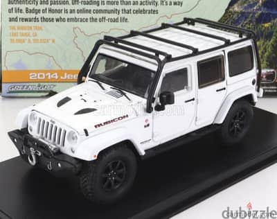 Wrangler Unlimited X Rubicon 2014 diecast car model 1;43.