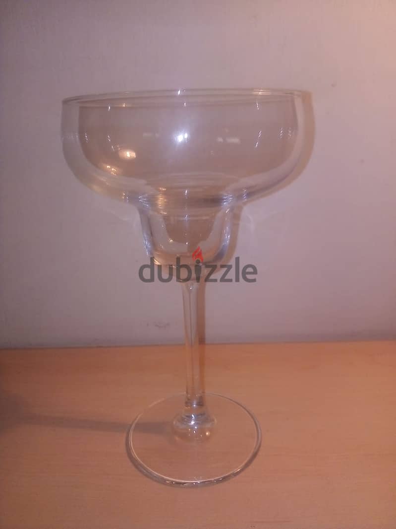 pack of 6 cocktail / ice cream / drink glasses made turkey 20*11.5cm 1