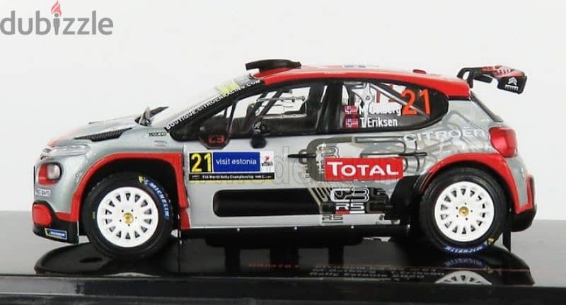 Citroën C3 WRC (Rally Estonia '20) diecast car model 1;43. 1