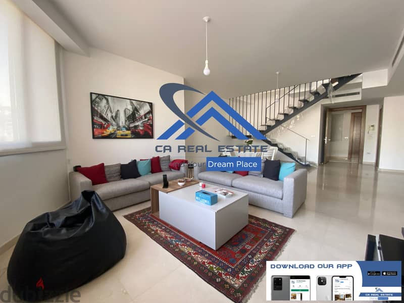 super deluxe apartment with terace for sale hazmieh 3