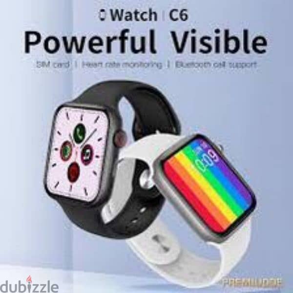 smart watch c6 like smart watch apple لفترة محدودة  سعر ٢٦$ 4