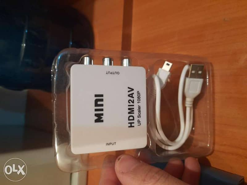 Video mini converter from av /to hdmi مكنة تحويل لل hdmi 3