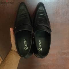genuine leather black shoes for men size 40