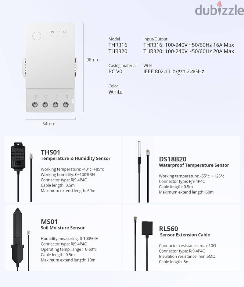 SONOFF TH Origin / TH Elite Smart Temp & Humi Monitoring Switch 7