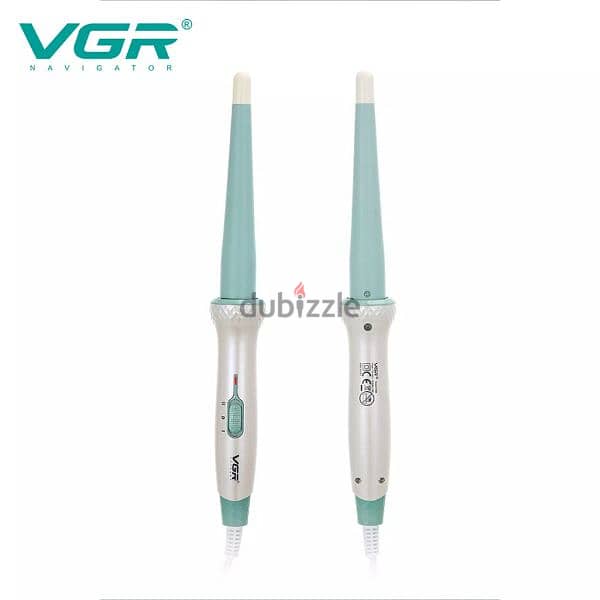 VGR V-596 Hair Curler Iron For Women, Green 1