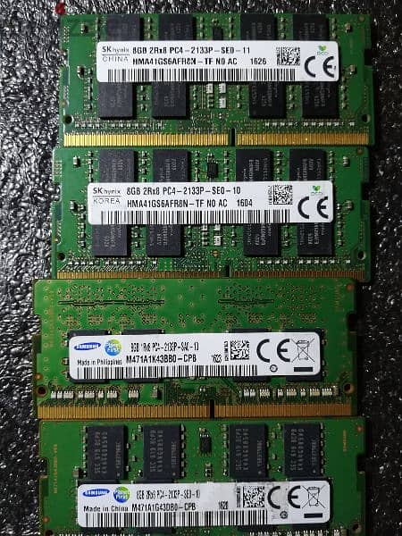 DDR3/DDR4 ram laptop 4/8/16GB STOCK 7