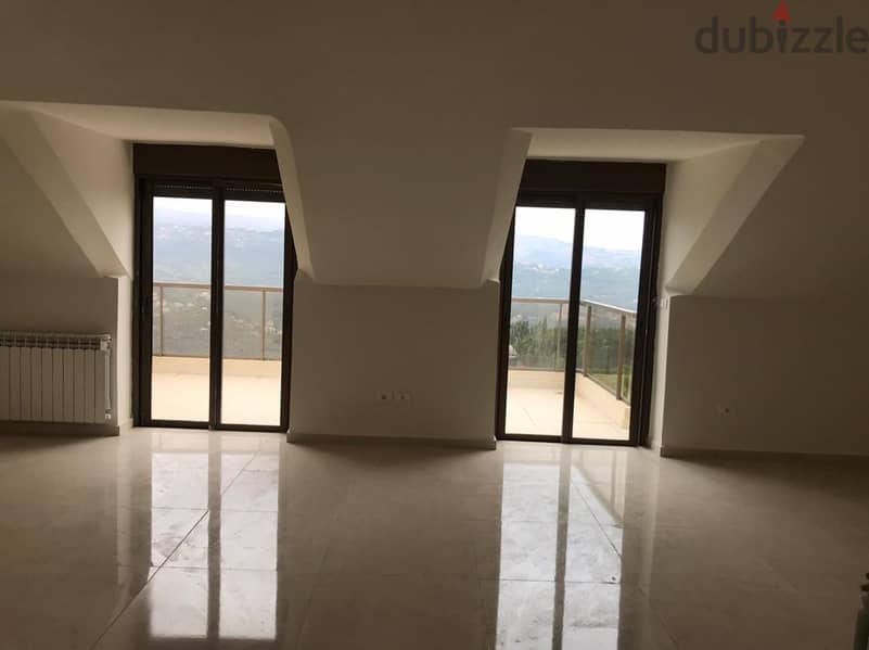 375m2 duplex apartment with an open mountain view for sale in Broumana 2