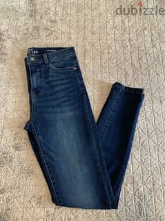 high rise skinny jeans size 36
