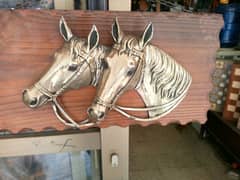 لوحة خشب أوروبية حصان 0