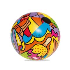 Bestway Inflatable Beach Ball With Pop Art Design 91 cm 0