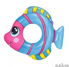 Bestway Inflatable Colorful Fish Swim Ring 81 x 76 cm