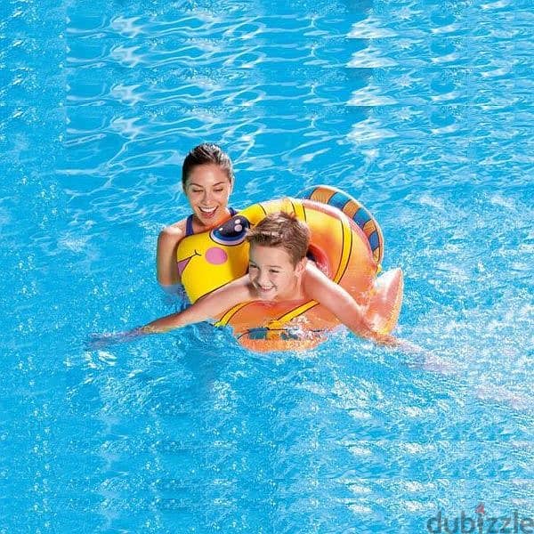 Bestway Inflatable Colorful Fish Swim Ring 81 x 76 cm 1