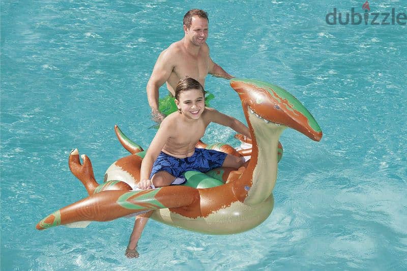 Bestway Inflatable Giant Pre-Historic Pterodactyl Pool Ride-On 2