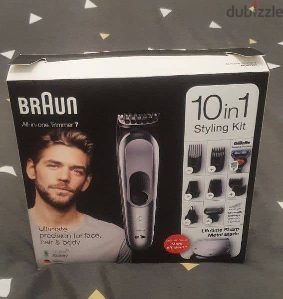 10 in 1 BRAUN electric styling kit hair trimmer 5