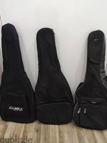 Instruments Bags Black Olive Acoustic Guitar Bag Padded