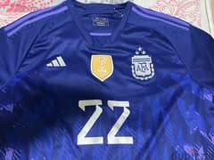 argentina 3 stars world champions 2022 official adidas jersey
