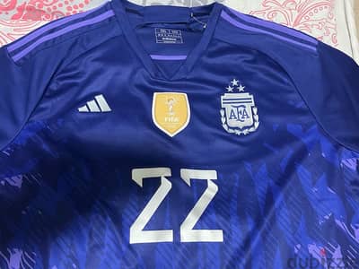 martinez argentina 3 stars world cup champions 2022  adidas jersey