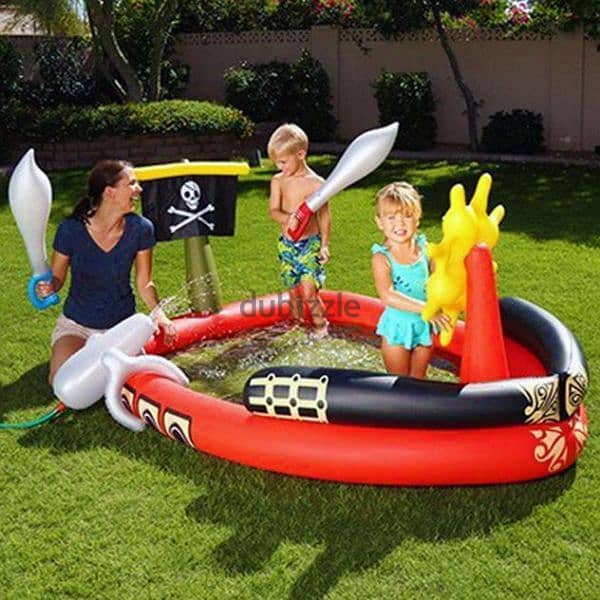 Bestway Inflatable H2OGO! Pirate Play Center 190 x 140 x 96 cm 2