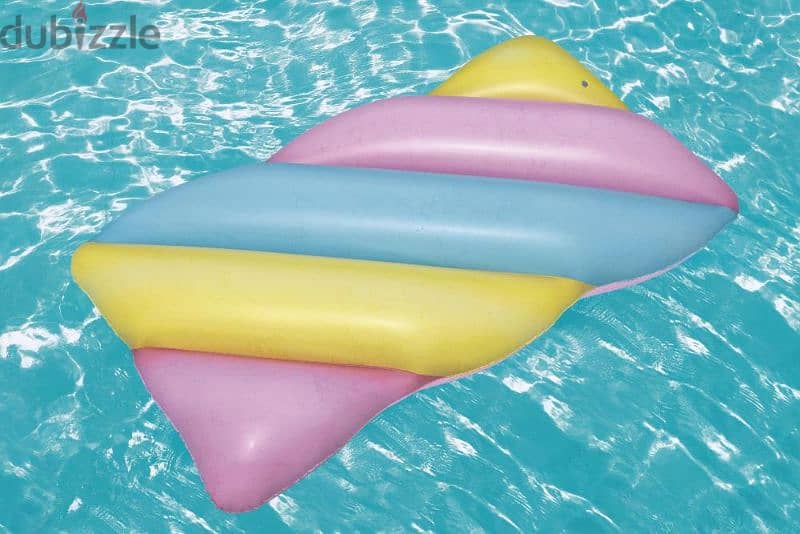 Bestway Inflatable Multicolor Candy Lounge Pool Float 190 x 105 cm 1