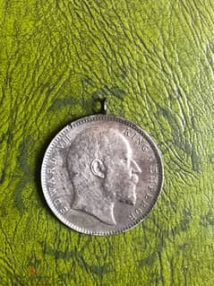 1904 King EDWARD VII United Kingdom Emperor British INDIA Silver Coin 0