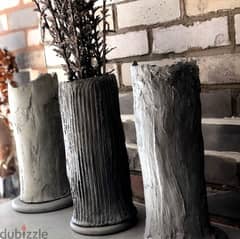Concrete Vases for flowers