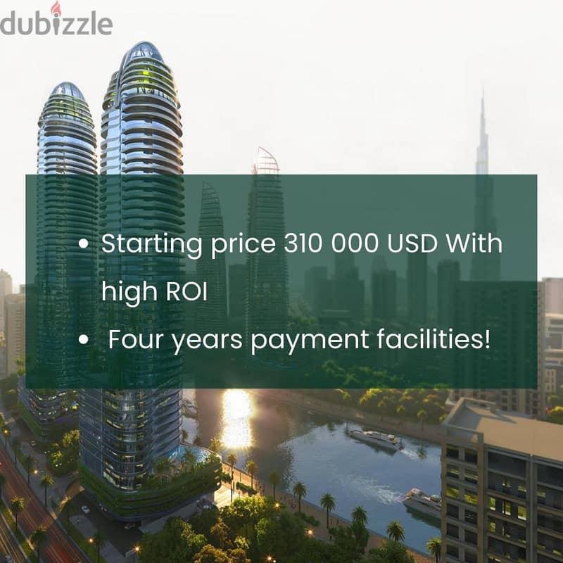 Prime Location, studio apartment + terrace for sale in Dubai, UAE 1