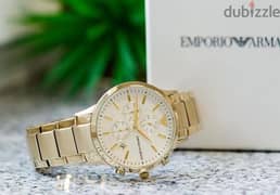 Classy Full Gold Emporio Armani Watch